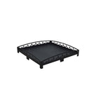 60X60CM LAZER KESİM ALEV DESENLİ FIRIN BOYALI FS-104A ÇELİK SOBA ALTLIĞI